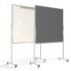 Mobile Flip Chart Noticeboard Combi